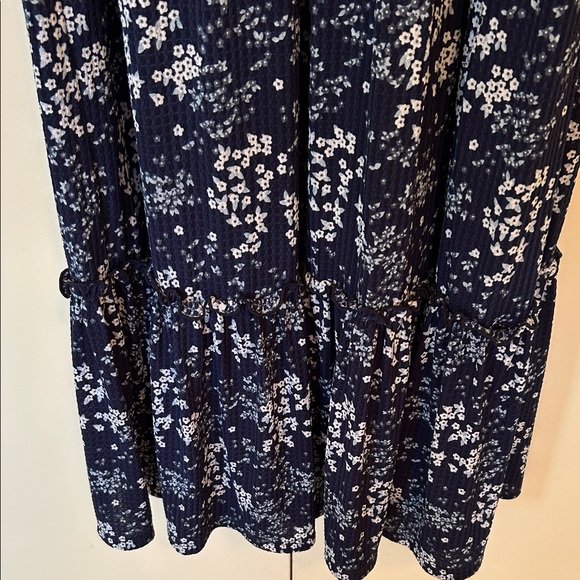 MICHAEL Michael Kors Navy blue Floral Maxi Dress size XL - Picture 4 of 15